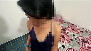 Perverted Father-In-Law Fucks Small Waist Girl with Puffy Nipples Roughly