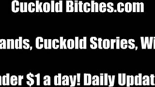 You are nothing but a tiny cocked cuckold loser, old slave