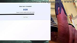 Exercise session for a strong fat 19 cm cock that lasts hours!