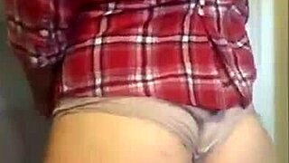 Petite Milf Teases With Panties