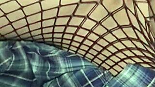 skinny teen shares her delicate body in intimate moment