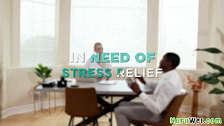 daddy takes care of his two stepdaughters