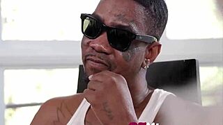 The caramel cock for the hot blonde Nichole Saphir, a tatted beauty who loves freaky fun