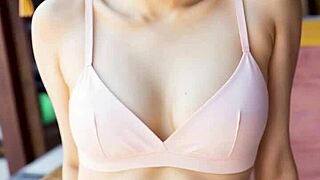 我痴迷于唐人街内衣模特展示性感内裤