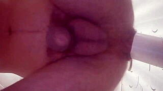 Watch as I hammer a bottle deep inside my tight asshole for intense anal fisting