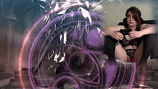 Watch This Sexy Bimbo Play Bayonetta With Lovense!