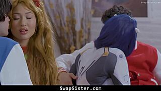 Naughty Cosplayers Swap Stepbrothers in Taboo Fun