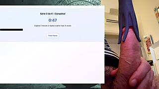 Exercise session for a strong fat 19 cm cock that lasts hours!