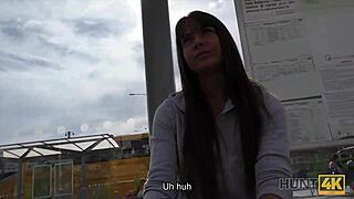 Angella Christin Services Hunter For Cash At Bus Station
