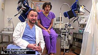 Student Jackie Banes caught and blasted hard.