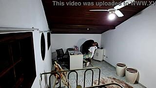 student heads to teacher’s office for a test but ends up seduced. she gives in to his advances at the desk.