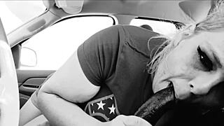 Met Chick Online For Blowjob And Cum