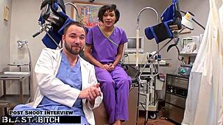 Student Jackie Banes caught and blasted hard.