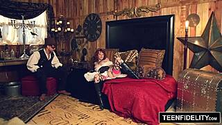 teenfidelity's dirty redhead steampunk slut zoey nixon getting rough