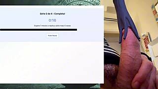 Exercise session for a strong fat 19 cm cock that lasts hours!