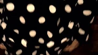 the wife with natural tits likes to play with her pussy like a slut