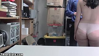 dirty cop punish fucks timid teen 18+ shoplifter on cctv