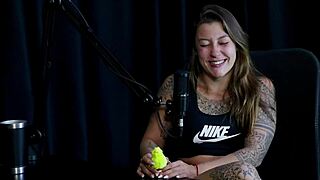 Would Flor de Damiana try fetishes with toys in sheer red?