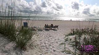 beach hang with party girls
