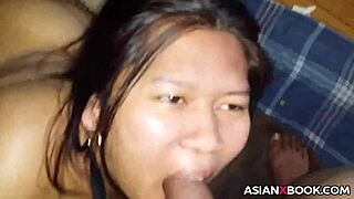 hey, wanna see this asian babe deep throat hard?