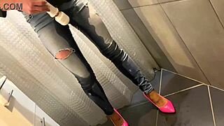 Desperate German Teases With Blowjob After Pee Play