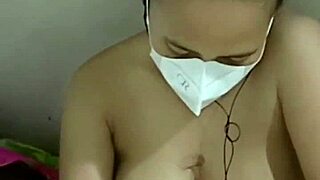 when husband works, housewife masturbates alone