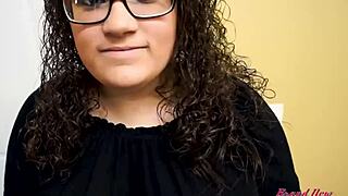 Busty brunette harper b sucks cock before getting banged and jizzed!