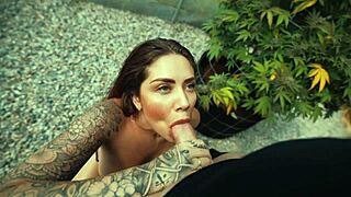 Sexy and hot outdoor blowjob - cumshot - sara blonde?