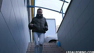 Can Lola Shine handle two BBCs stretching her tiny ass?