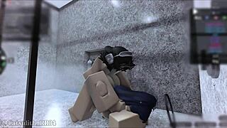 Punishing yuuka for coming uninvited sex with follower part 1!