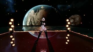 Wow, that 2B sexy dance is so hot!