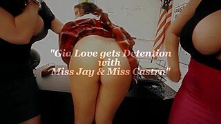 Cuban Angelina Castro and Gia Love in Lesbian Anal Scene