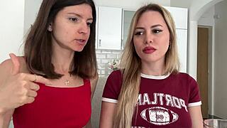 Gina gerson and maya rose talk dirty while fucking their lovers' pussies