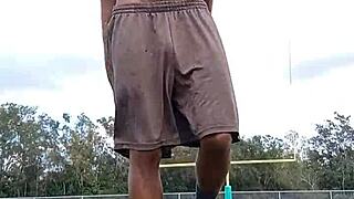 Pretty teacher hints at steamy secrets with athletic roommate