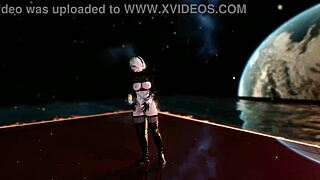 Wow, that 2B sexy dance is so hot!