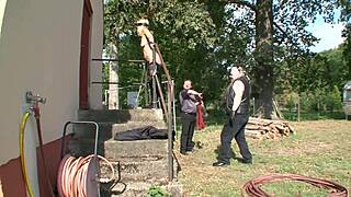 that blonde getting punished in bdsm torture