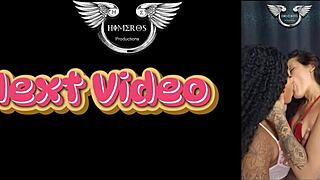 Blonde brazilian beauty masturbating to orgasm