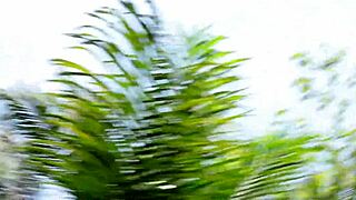 horny african bbw wife meets monster cock in bush and enjoys deepthroat sex with big ass tits.