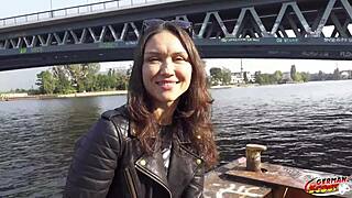 German Scout - DP Anal Casting for Small 18+ Dirty Milf Kristina Grace Feels Intense!