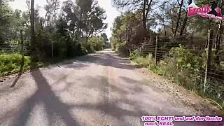 Deutsche dünne blonde milf anhalterin auf mallorca gefickt