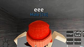 roblox sex condo where characters engage in big ass blowjob and creampie doggystyle