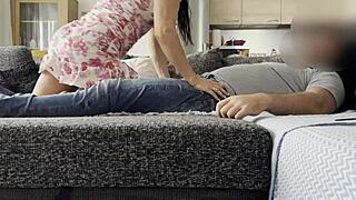 Sensual Moments Between Wife and Husband