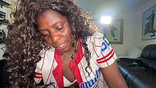 olympic athlete althea charles competes fiercely.