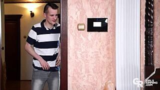 hot brunette babe azure angel gets extreme ass licking