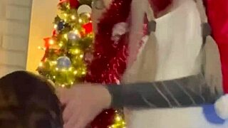 My christmas video featuring solo play with dildo