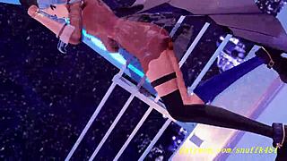 Watch Suisei Dance in 3D Hololive Hentai?