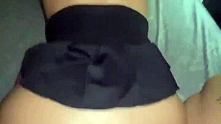 Rip my ass and fill it with cum, teen rides big black cock for creampie