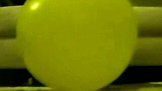 Sophie Masturbates with Balloons in Living Room and Bathroom