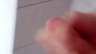 Bathroom Fun With Cumshot And Masturbation In Bisexual Scene