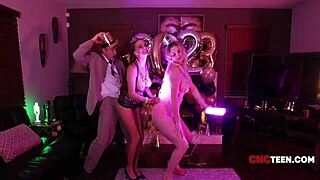 American Milf Enjoys Freeuse Threesome With Teens